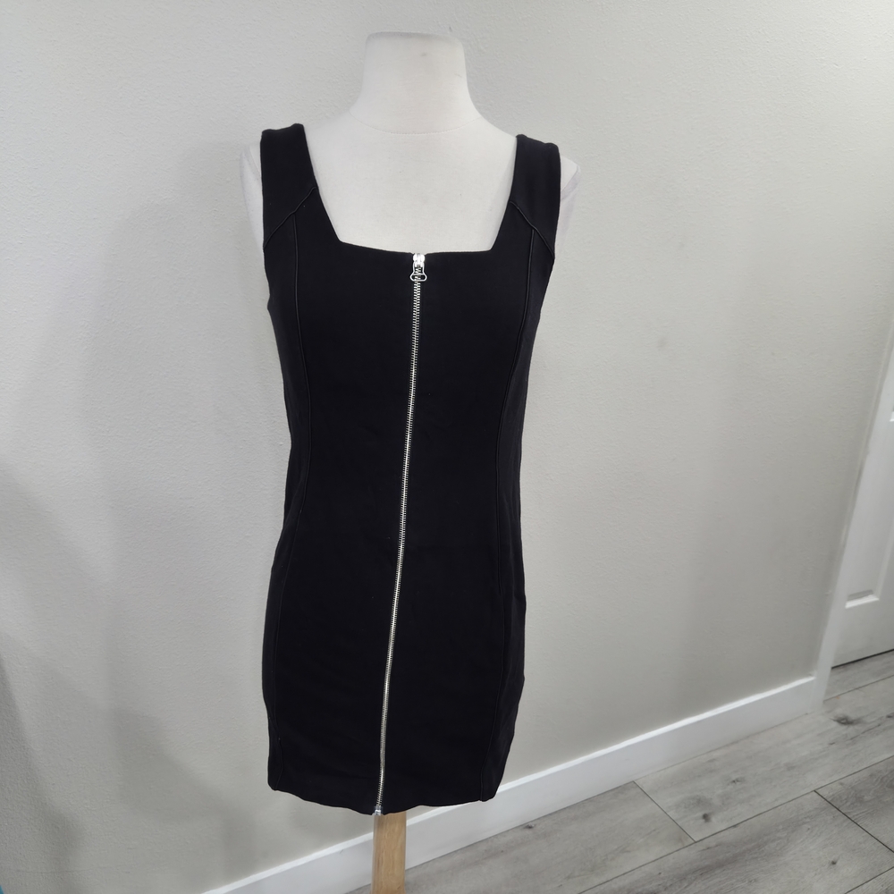 Alexander Wang Black Mini Dress with Zipper